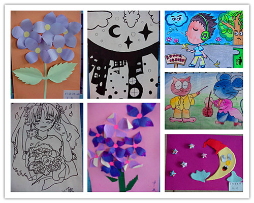 基础教研室举办2013级幼儿教育专业学生美术作品展