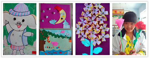 基础教研室举办2013级幼儿教育专业学生美术作品展