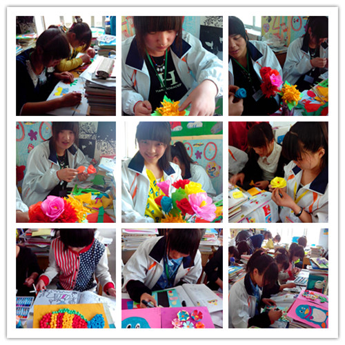 基础教研室举办2013级幼儿教育专业学生美术作品展