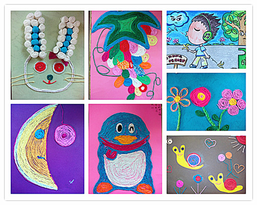 基础教研室举办2013级幼儿教育专业学生美术作品展