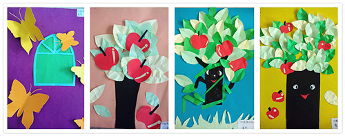 基础教研室举办2013级幼儿教育专业学生美术作品展