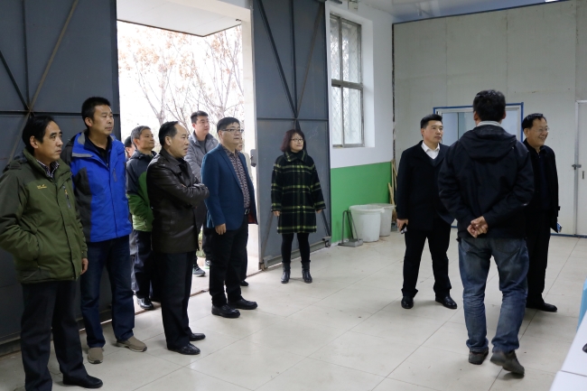 学院领导来校区进行冬季安全大检查